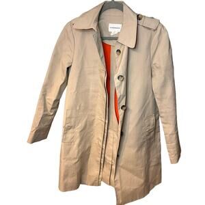 Club Monaco Camel Trench Coat XS